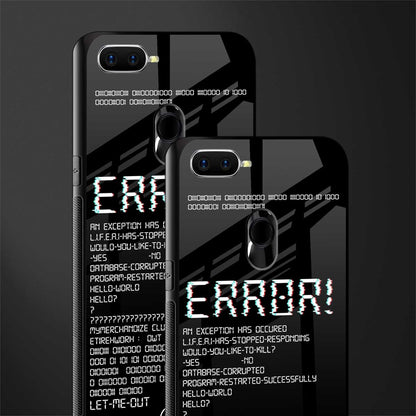 error glass case for oppo a12 image-2