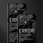 error glass case for mi 11 lite image-2