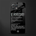 error glass case for mi 11 lite image