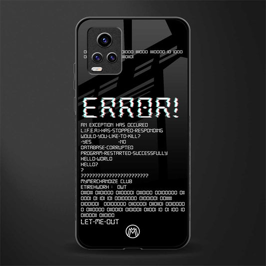 error back phone cover | glass case for vivo y73