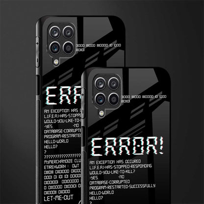 error back phone cover | glass case for samsung galaxy a22 4g