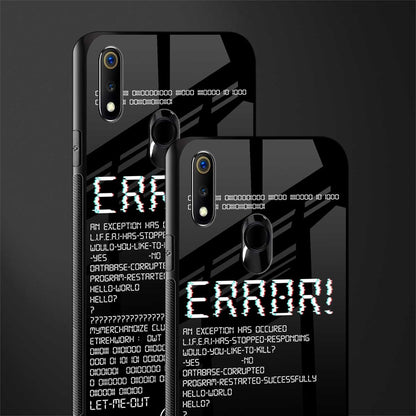 error glass case for realme 3 image-2