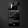 error glass case for realme x2 image