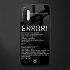 error glass case for realme xt image