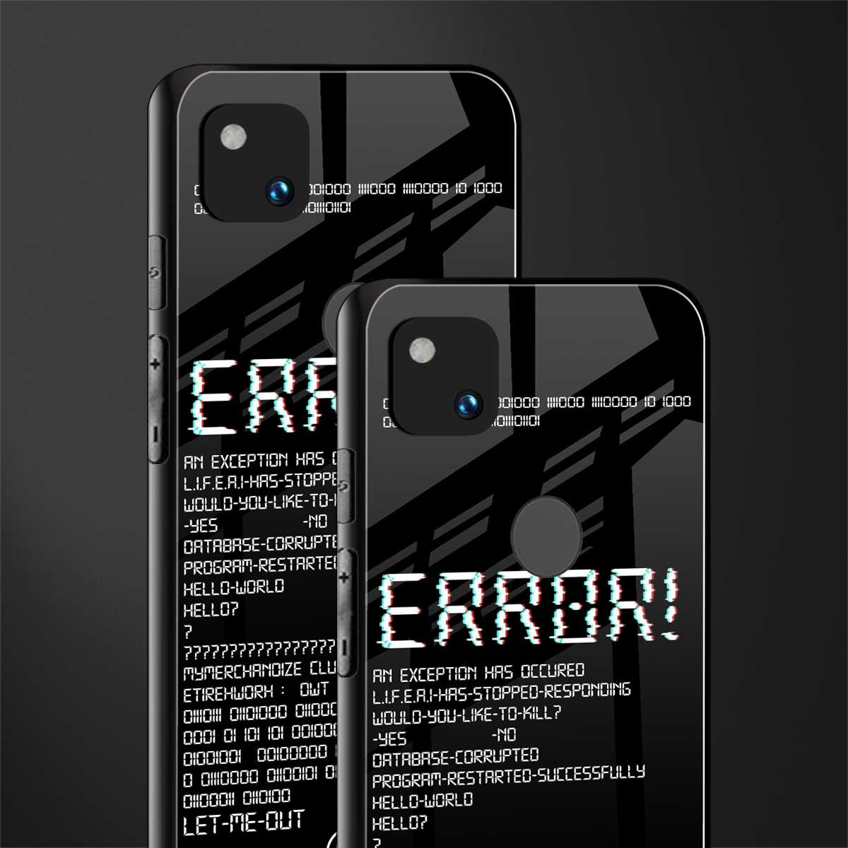 error back phone cover | glass case for google pixel 4a 4g