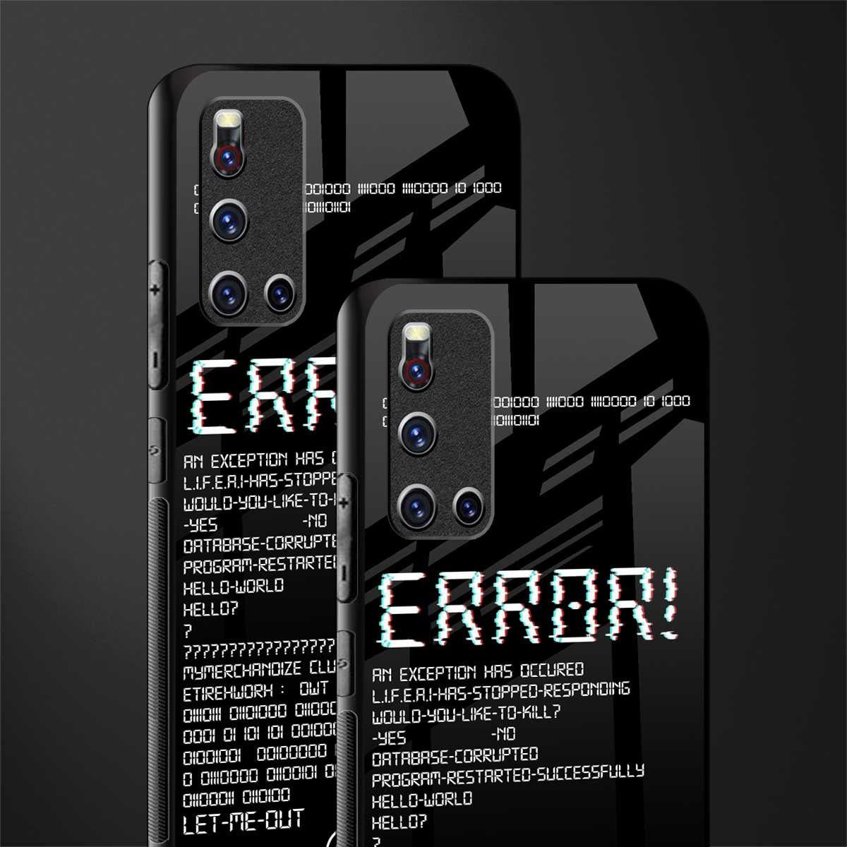 error glass case for vivo v19 image-2