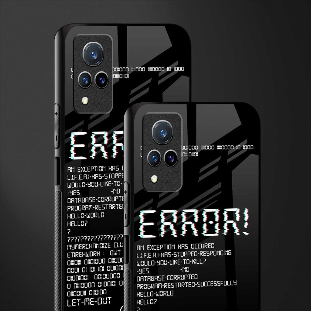 error glass case for vivo v21 5g image-2