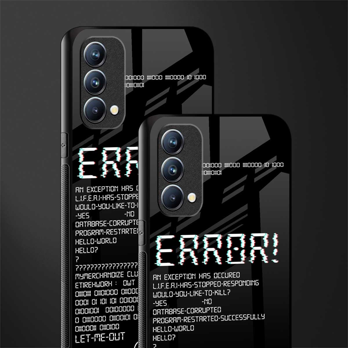 error glass case for oppo f19 image-2