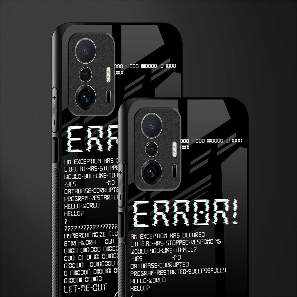 error glass case for mi 11t pro 5g image-2