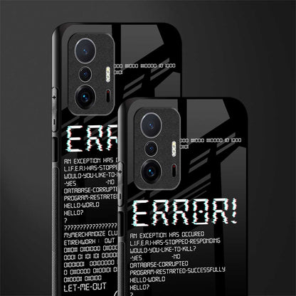 error glass case for mi 11t pro 5g image-2
