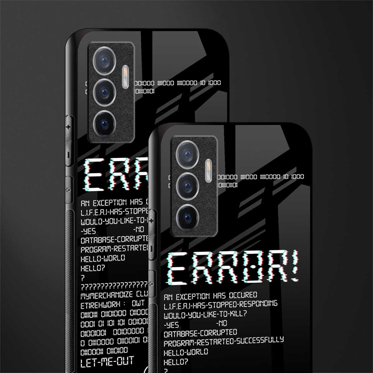 error glass case for vivo v23e image-2