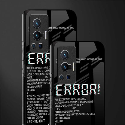 error glass case for vivo x70 pro image-2