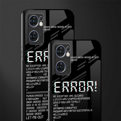 error glass case for oppo reno7 5g image-2