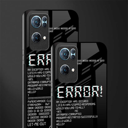 error glass case for oppo reno7 pro 5g image-2