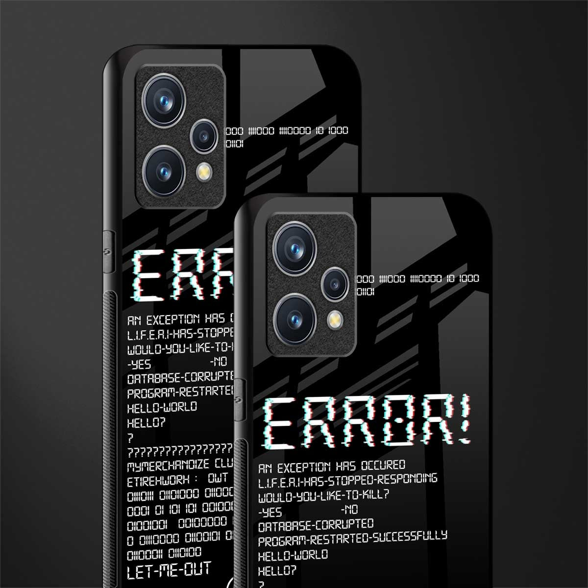 error glass case for realme 9 4g image-2