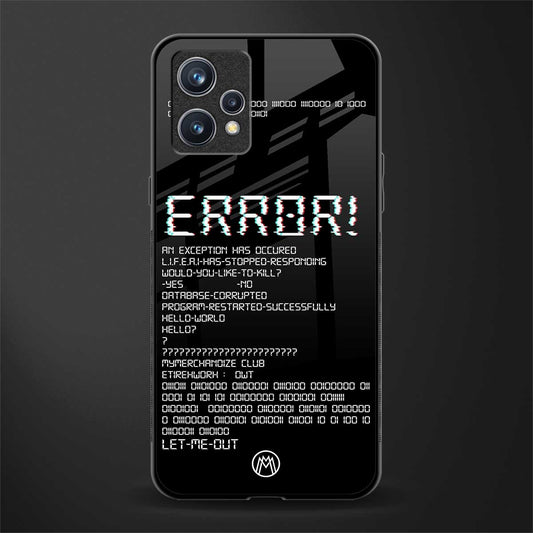 error glass case for realme 9 pro plus 5g image