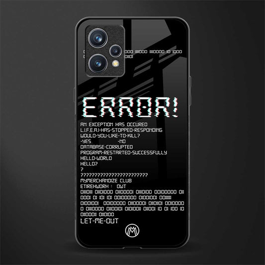 error glass case for realme 9 4g image