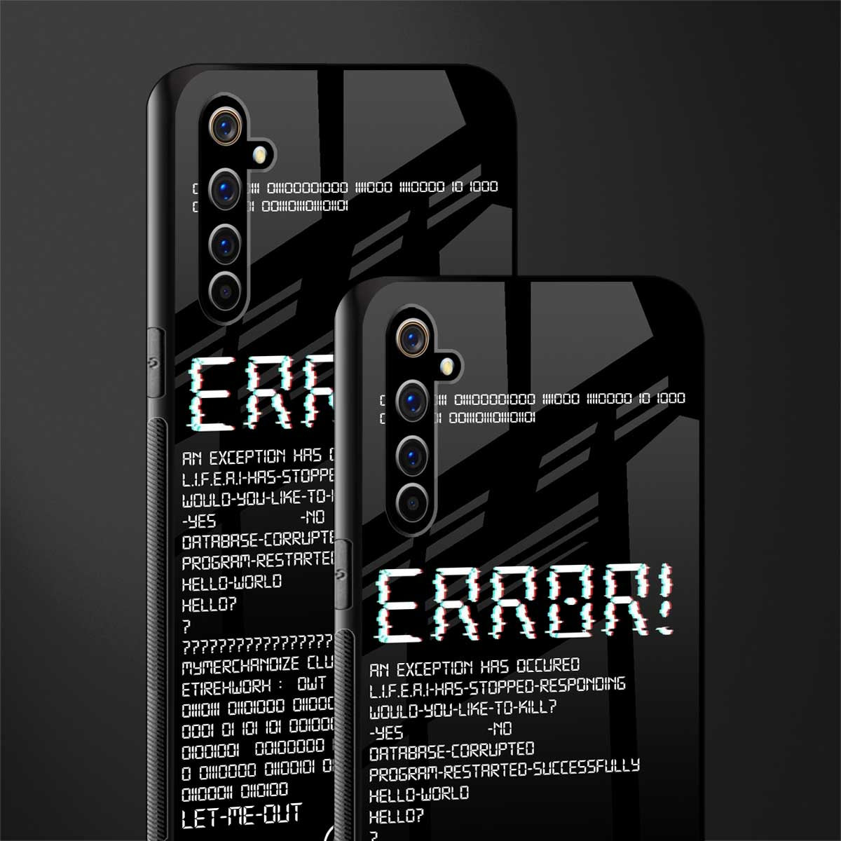 error glass case for realme x50 pro image-2
