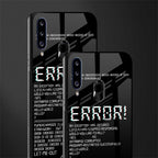 error glass case for samsung galaxy a20s image-2