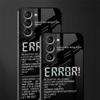 error glass case for samsung galaxy s21 image-2