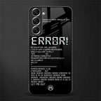 error glass case for samsung galaxy s21 image