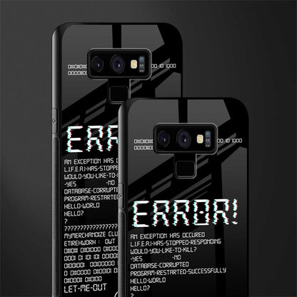 error glass case for samsung galaxy note 9 image-2