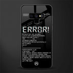 error glass case for samsung galaxy note 9 image