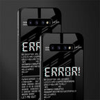 error glass case for samsung galaxy s10 plus image-2