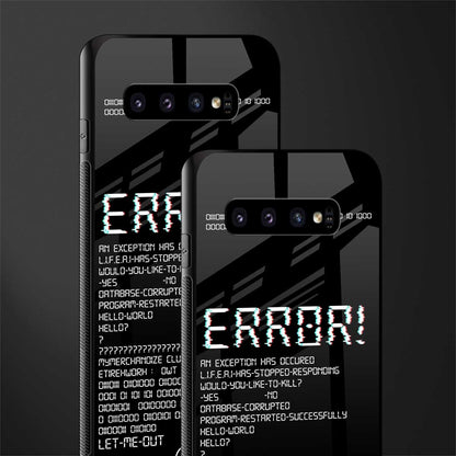 error glass case for samsung galaxy s10 plus image-2