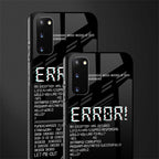 error glass case for samsung galaxy s20 image-2