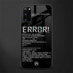error glass case for samsung galaxy s20 image