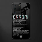error glass case for samsung galaxy s20 ultra image