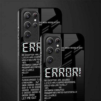 error glass case for samsung galaxy s22 ultra 5g image-2