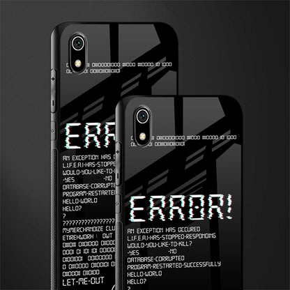 error glass case for redmi 7a image-2