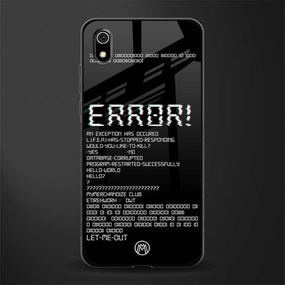 error glass case for redmi 7a image