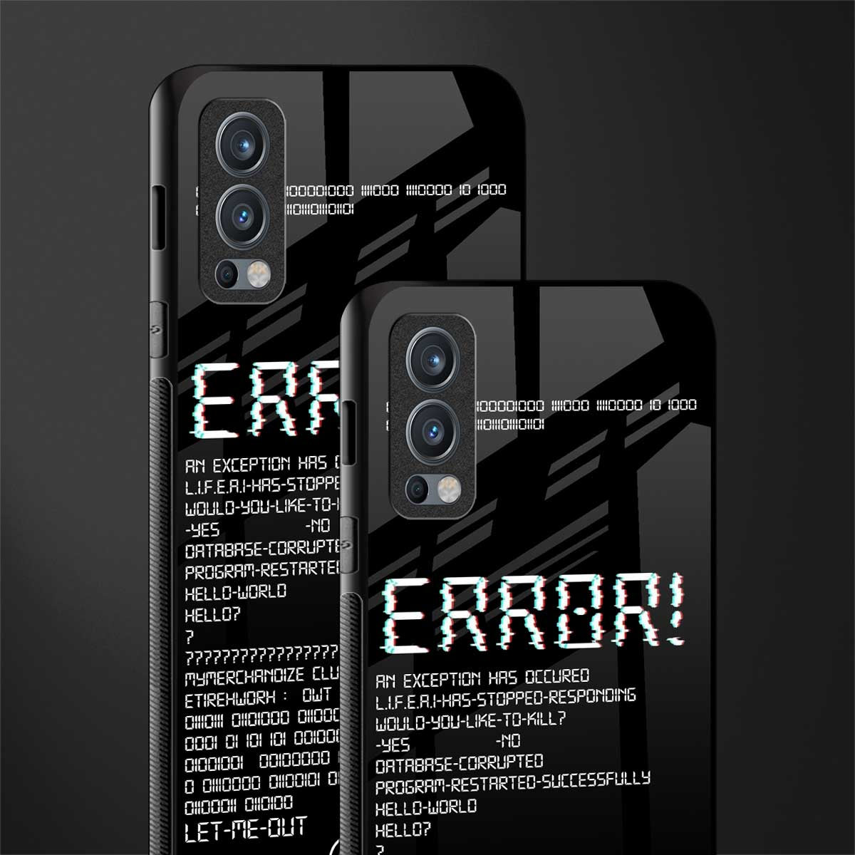 error glass case for oneplus nord 2 5g image-2