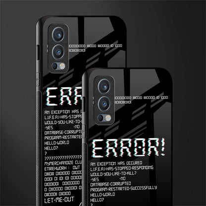 error glass case for oneplus nord 2 5g image-2