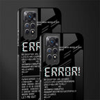 error glass case for redmi note 11 image-2