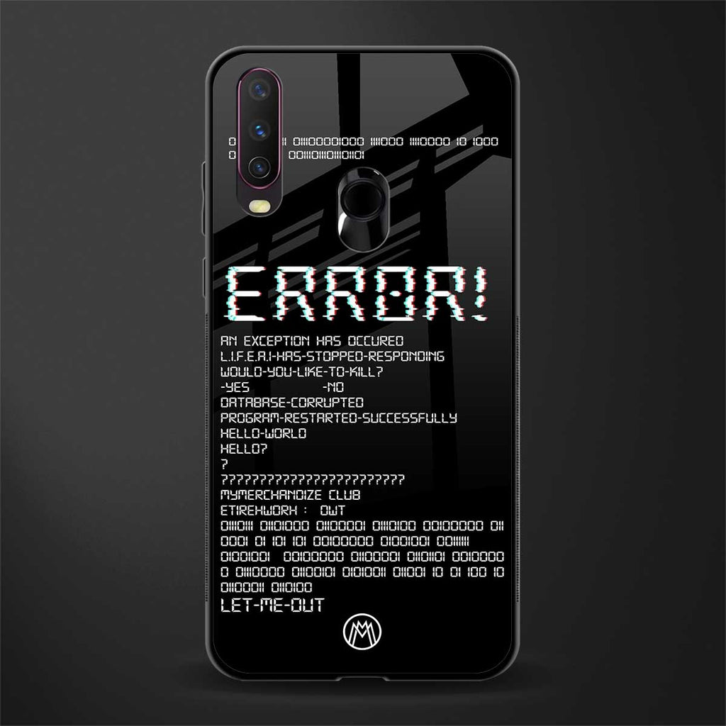 error glass case for vivo y12 image