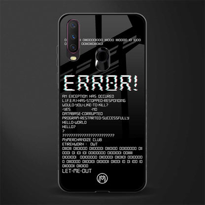 error glass case for vivo y17 image