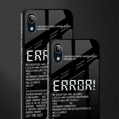 error glass case for vivo y1s without fingerprint image-2
