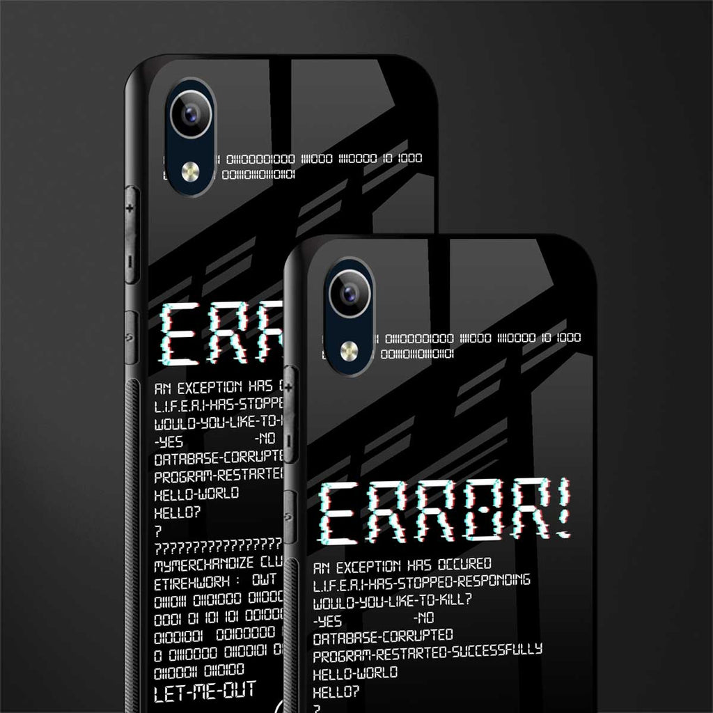 error glass case for vivo y91i image-2