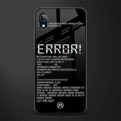 error glass case for vivo y1s without fingerprint image