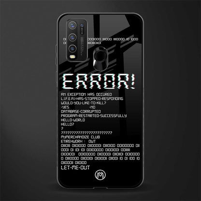 error glass case for vivo y30 image