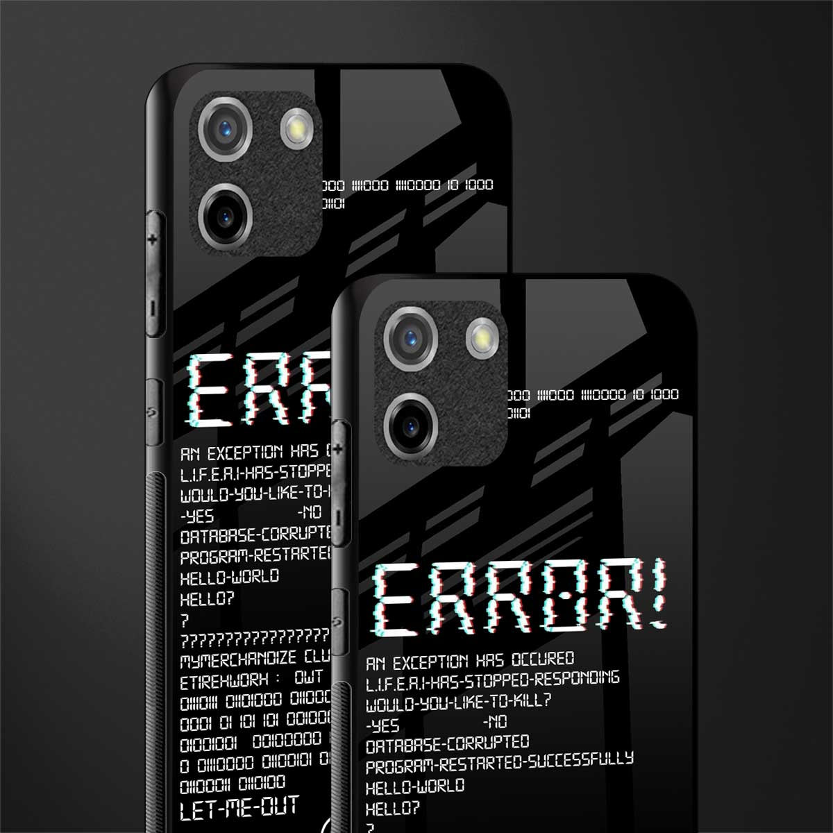 error glass case for realme c11 image-2