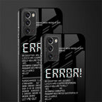 error glass case for samsung galaxy note 20 image-2