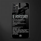 error glass case for samsung galaxy note 20 image