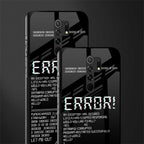error glass case for poco m2 image-2