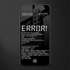 error glass case for redmi 9 prime image