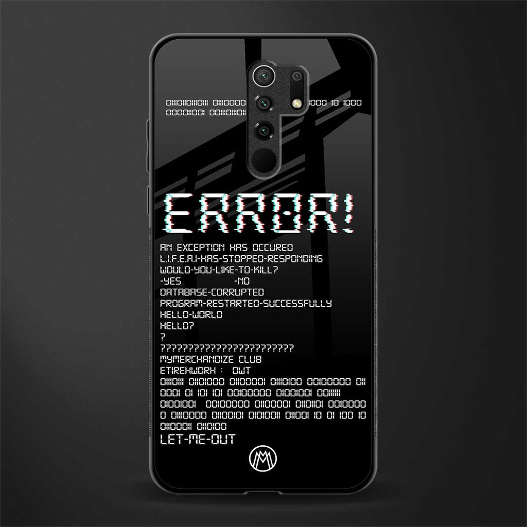 error glass case for poco m2 image